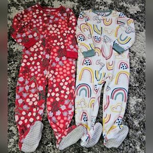 Carters 3T Warm Footie Pj Pajamas